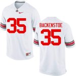 NCAA Ohio State Buckeyes Men's #35 Alex Backenstoe White Nike Football College Jersey QZH6245TY